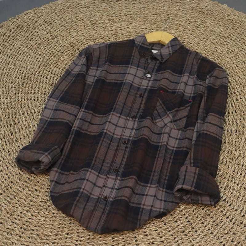 Jual kemeja flanel pria wanita lengan panjang baju kemeja flanel style