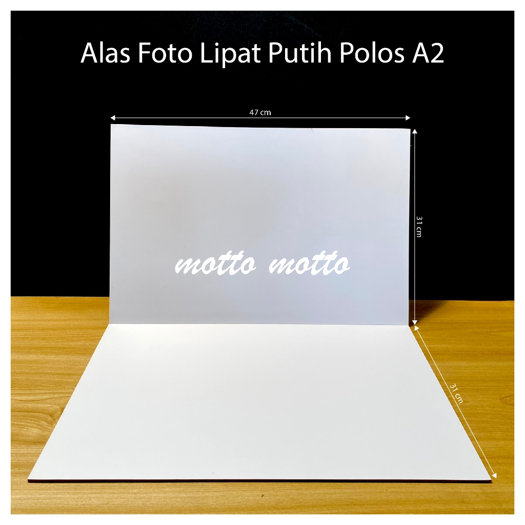 Jual ALAS FOTO LIPAT BACKGROUND FOTO PRODUK MAKANAN PUTIH POLOS