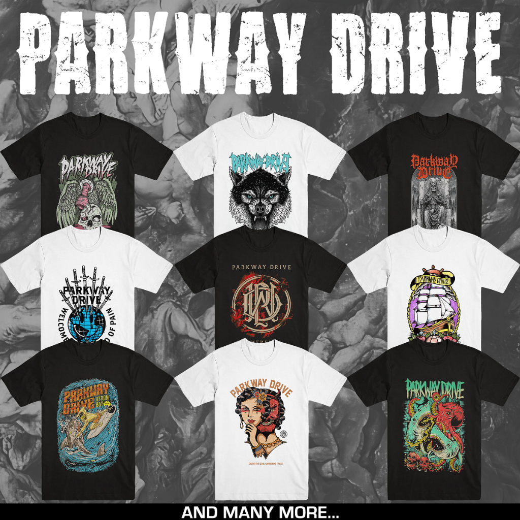 Jual PARKWAY DRIVE | T-SHIRT BAND | METALCORE | MERCHANDISE | Shopee ...