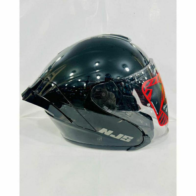 Jual Helm Half Face Njs Kairoz Solid Paket Ganteng Shopee Indonesia