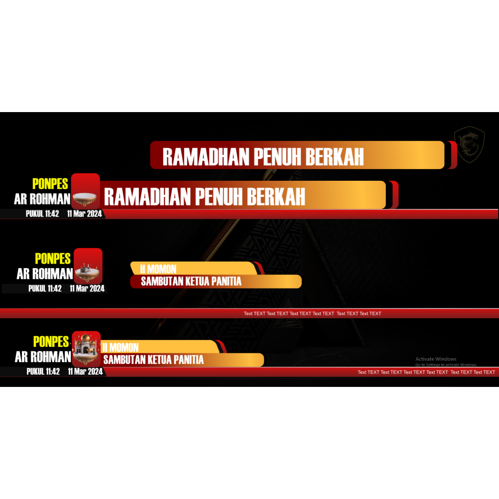Jual VMIX TITLE GT PAKET RAMADHAN 2024 | Shopee Indonesia