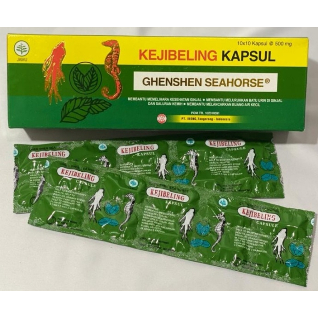 Jual GHENSHEN SEAHORSE Kejibeling Kapsul Strip 10's [untuk Meringankan ...