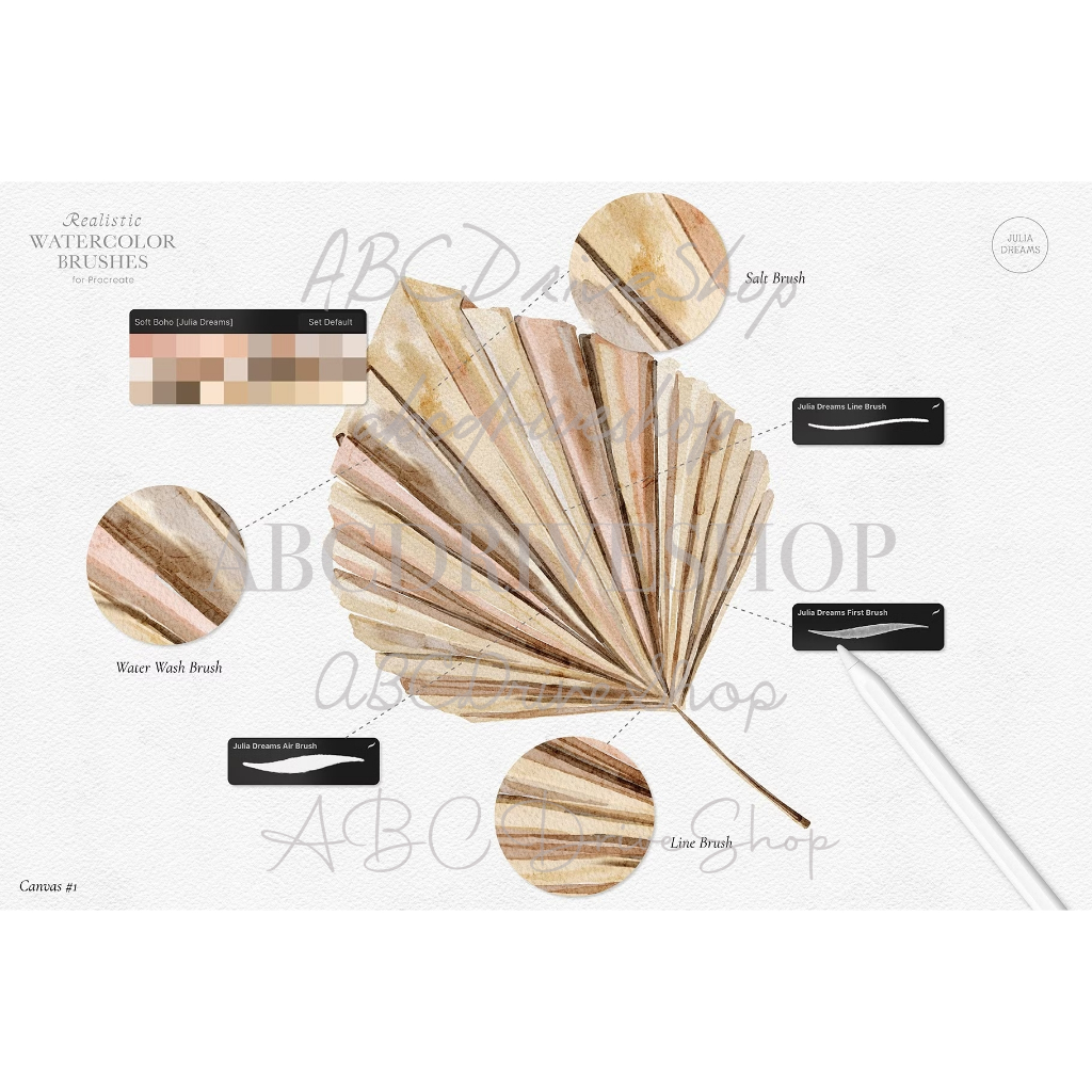 Jual Procreate Brush - Real Watercolor Procreate Brushes | Shopee Indonesia