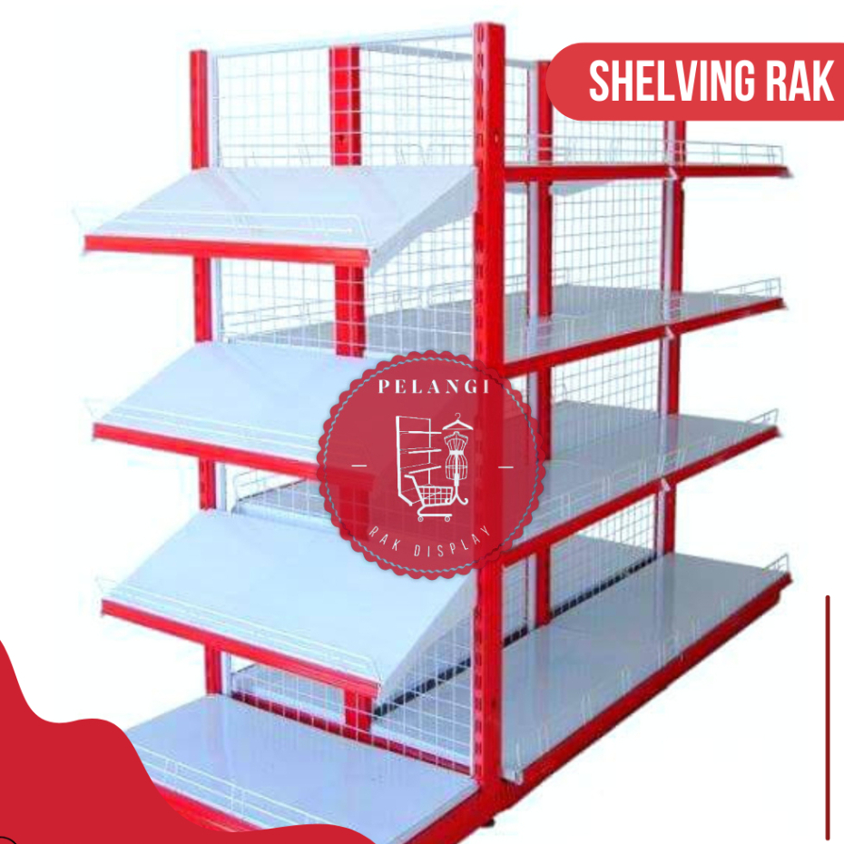 Jual Shelving Rak Supermarket ,papan rak supermaket | Shopee Indonesia