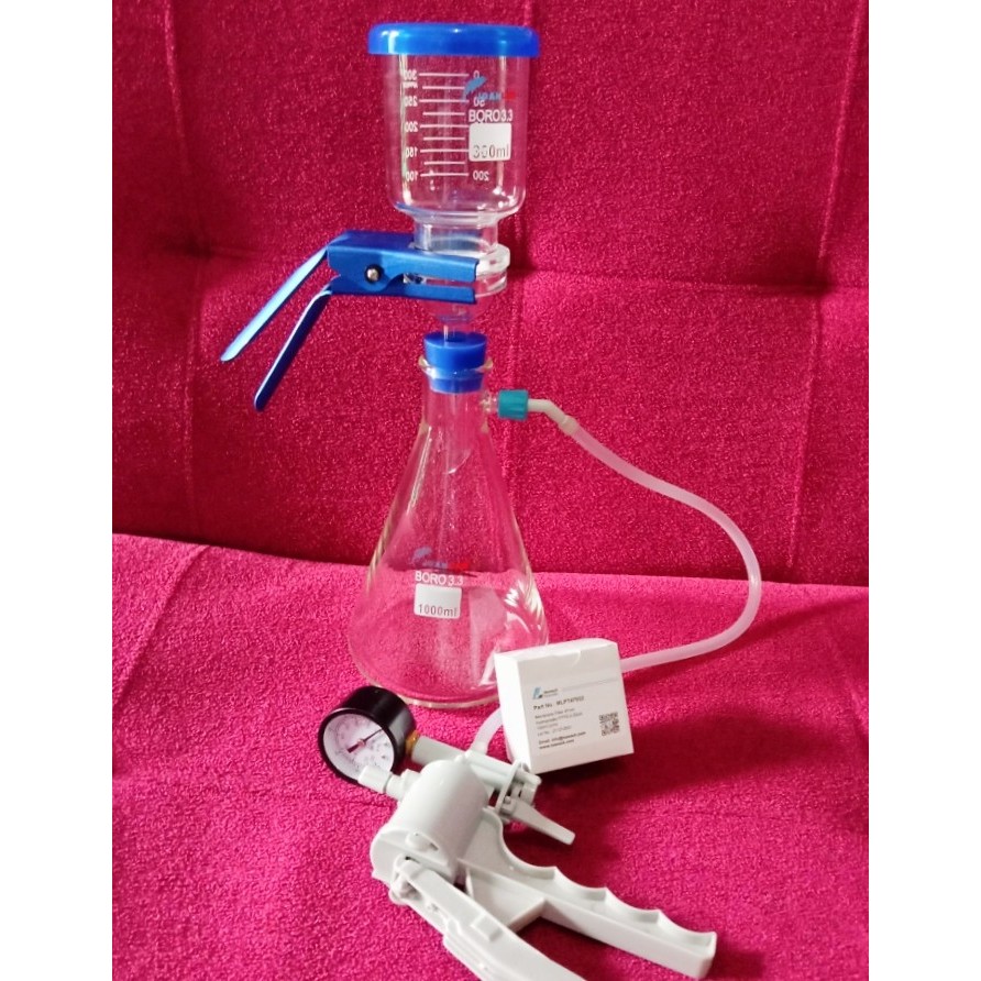Jual 3 PCS Glass Vacuum Filtration Membrane Filter Dan Handheld Vacuum ...