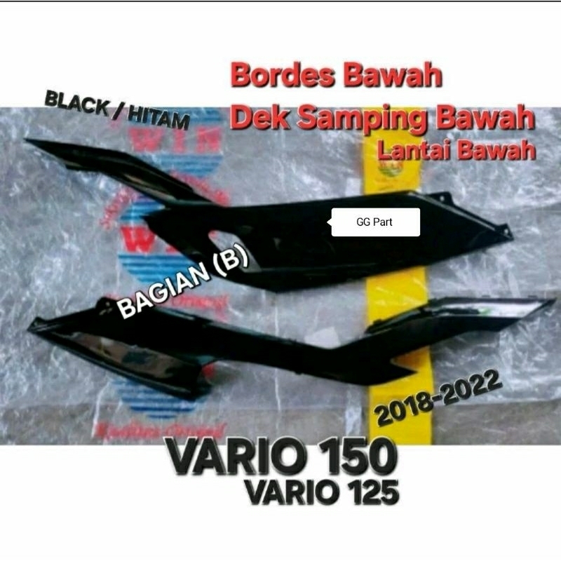 Jual Cover Under Side Bagian A + B | Dek Bawah | Bordes Bawah Sepeda