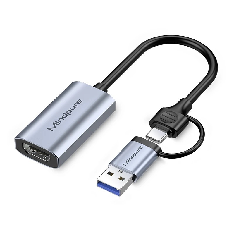 Jual Mindpure AD051 HDMI Capture USB + Type C 4K 2 In 1 -04334 | Shopee ...