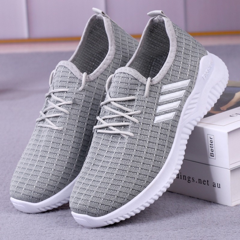Jual Sepatu Sneakers Wanita Sepatu Sport Lentur GARIS Terbaru SW0090 ...