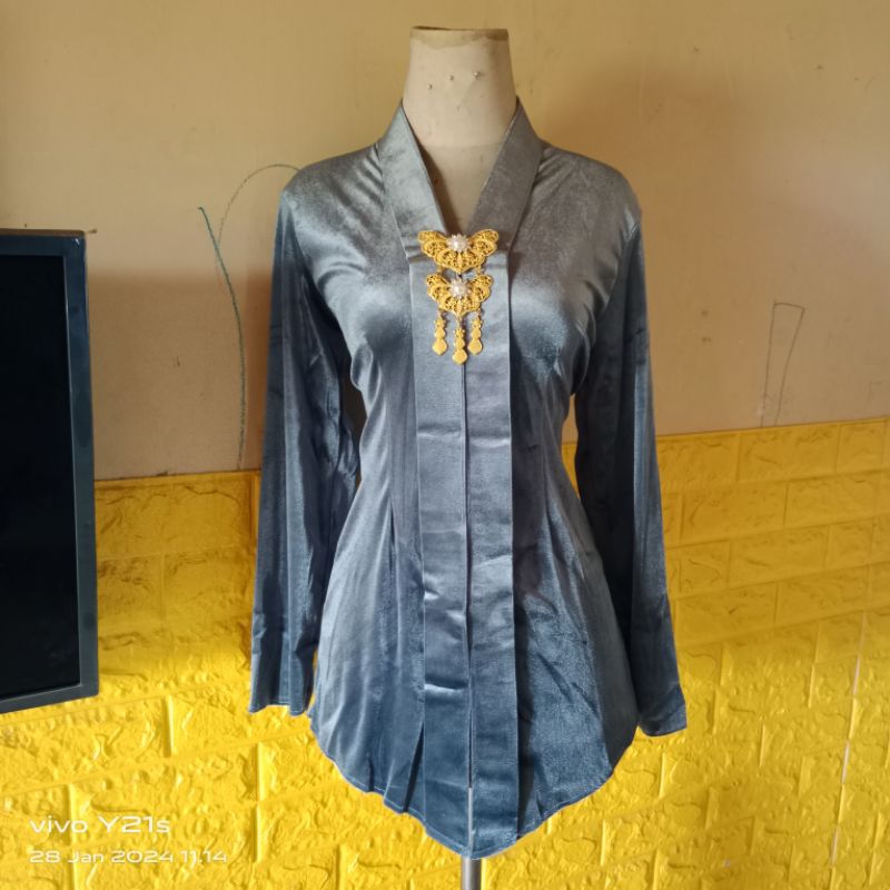 Jual Atasan Kebaya Bludru Kartini Shopee Indonesia 