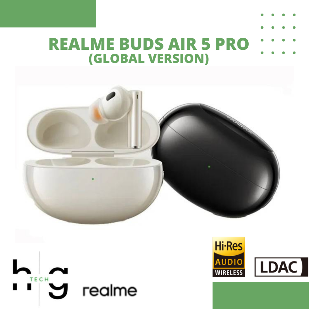 realme Buds Air Pro TWS True Wireless Earphone 50dB Active Noise  Cancelling ANC LDAC BT ORIGINAL GARANSI