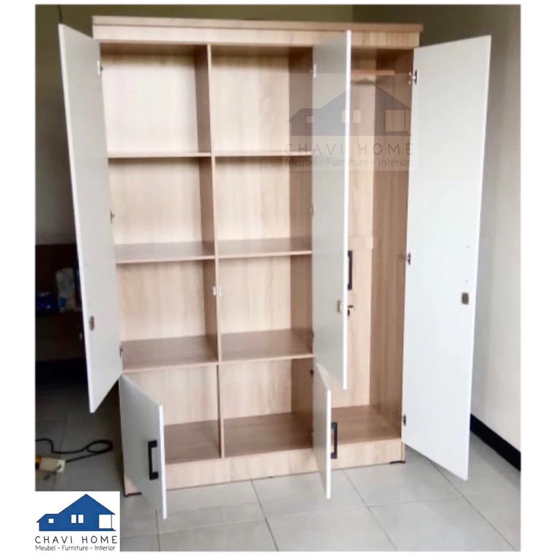 Lemari Pakaian Particle Board 120x40x180 cm