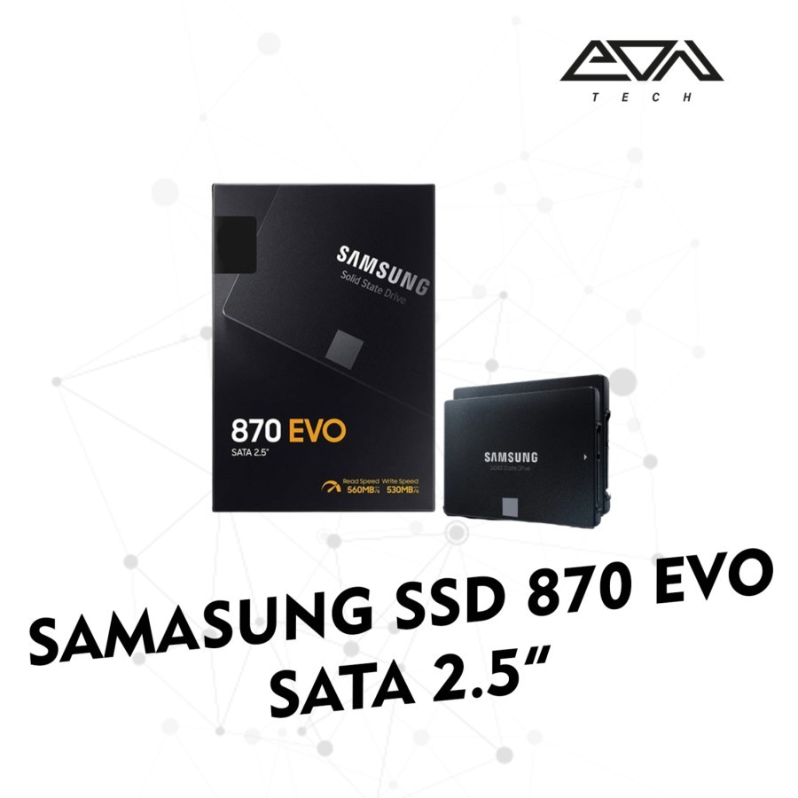 Jual SAMSUNG 870 EVO SATA III 2.5" V-Nand SSD (250GB.500GB,1TB ...