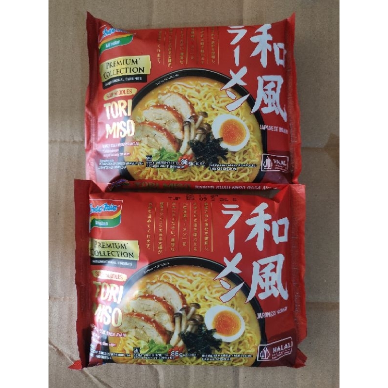 Jual ( COD ) INDOMIE TORI MISO JAPANESE RAMEN 86g ) paket isi 3 ...