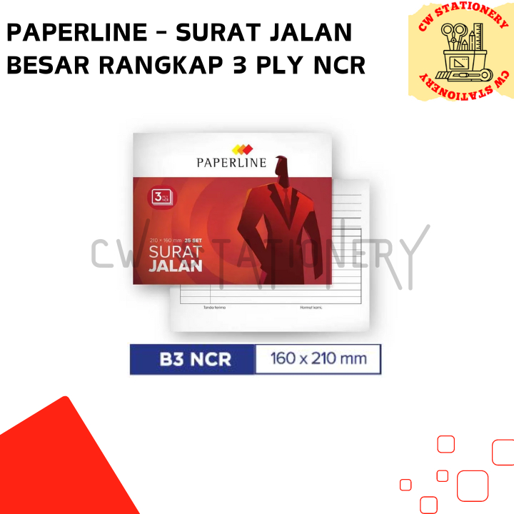 Jual Paperline - Surat Jalan Besar Rangkap 3 ply NCR | Shopee Indonesia