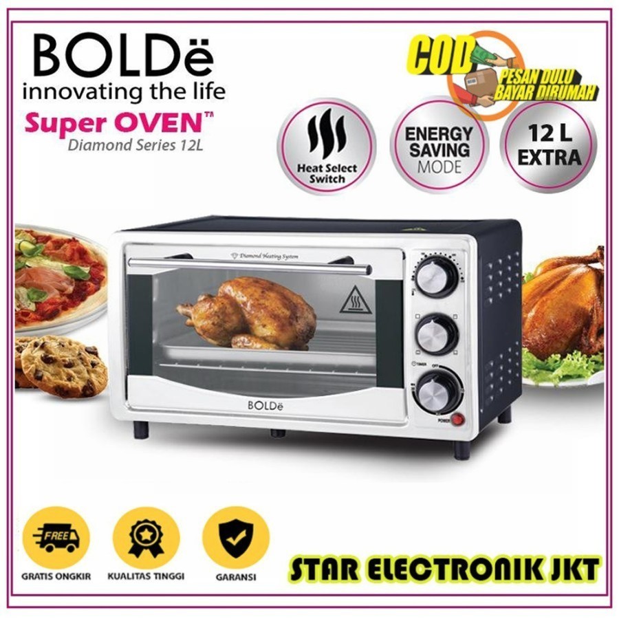 Jual Bolde Super Oven Diamond Series Oven Listrik Ukuran 12 Liter ...