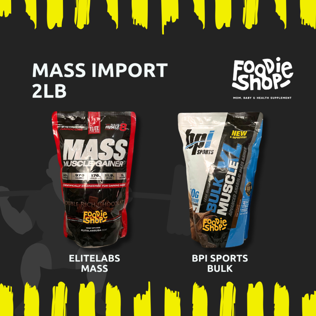 Jual Elitelabs Elite Labs Mass Muscle Gainer 2 lbs | Mass Gainer Import ...