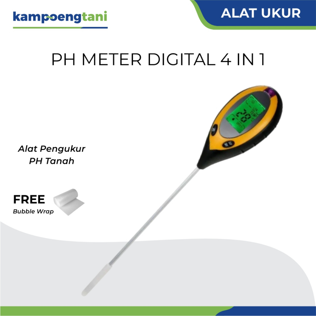 Jual Soil Analyzer 4 in 1 PH Meter Tanah Digital Alat Ukur Kelembaban Tanah Shopee Indonesia