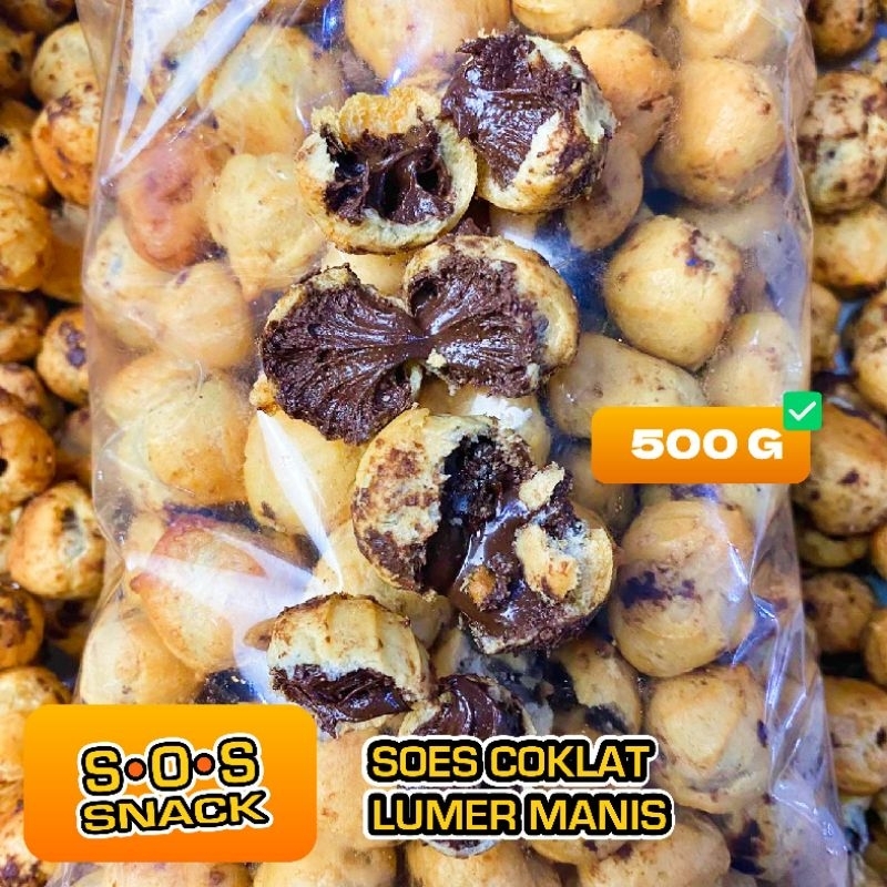 Jual soes sus cokelat lumer 500gr sus manis lezat coklat lumer | Shopee ...