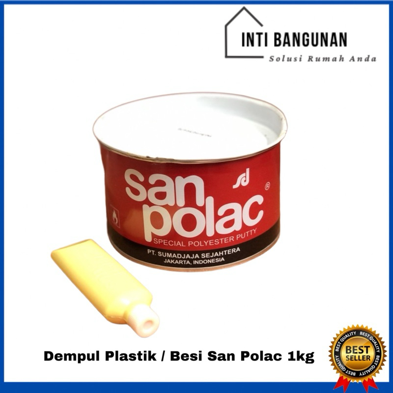 Jual Dempul San Polac Sanpolac 1kg 1 kg Dempul Plastik / Besi / Kayu ...