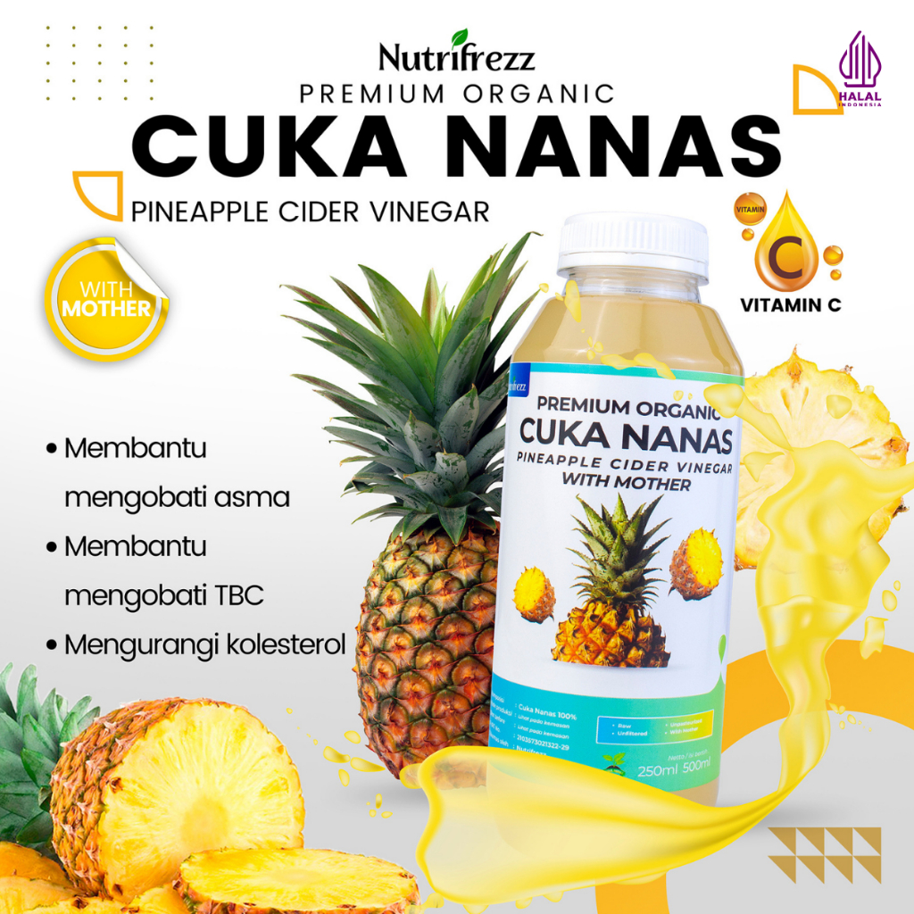 Jual Nutrifrezz - Cuka Nanas with Mother - Diet Detox - Organik Tanpa ...