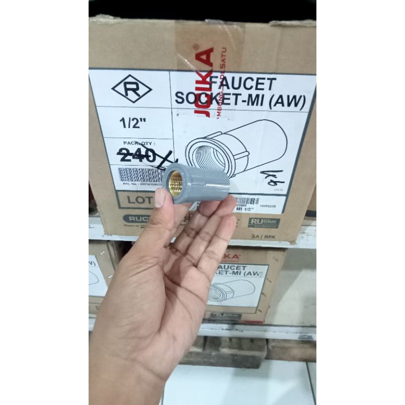 Jual FAUCET SOCKET MI AW 1/2