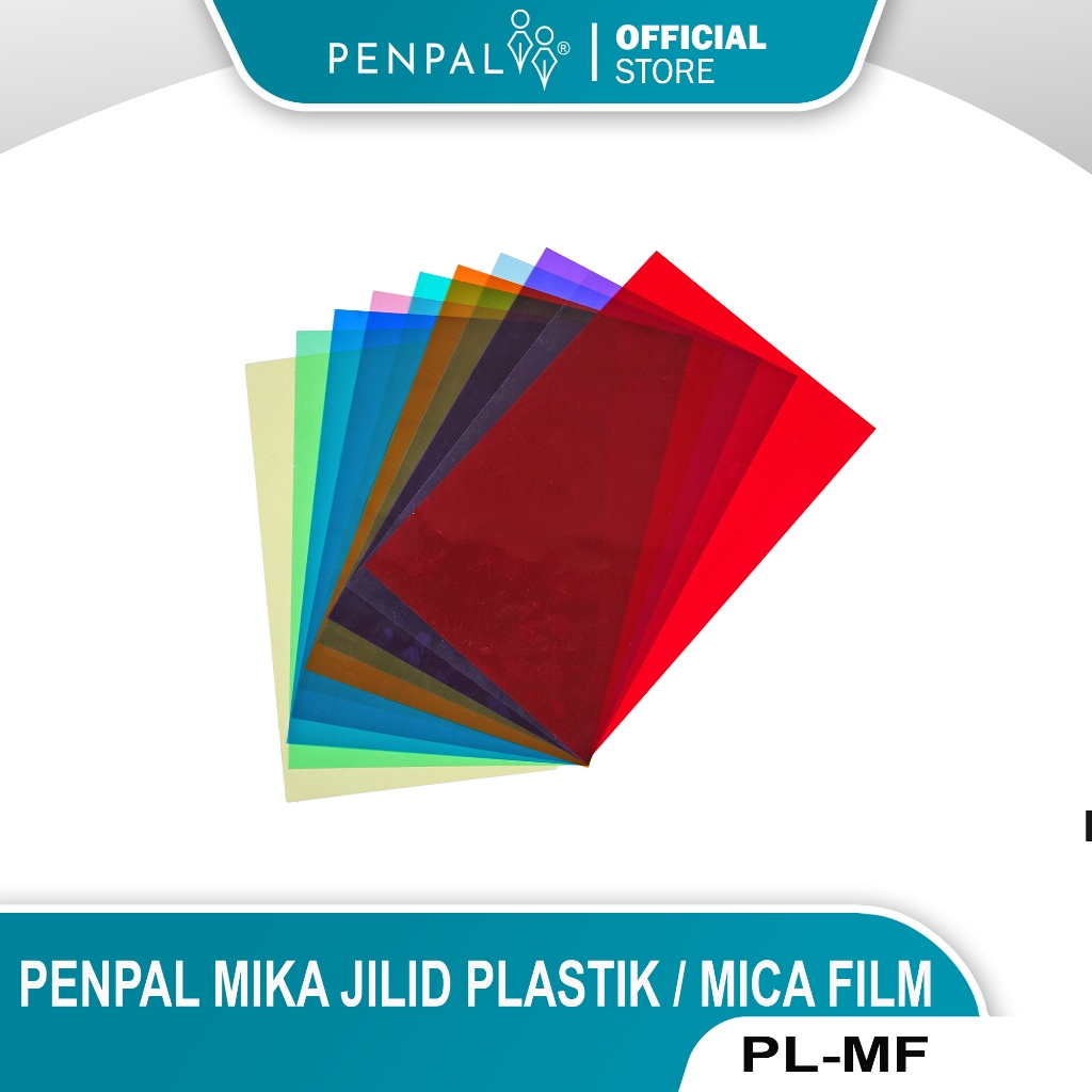 Jual Penpal Mika Jilid Plastik Mica Film Warna Pl Mf Sheets