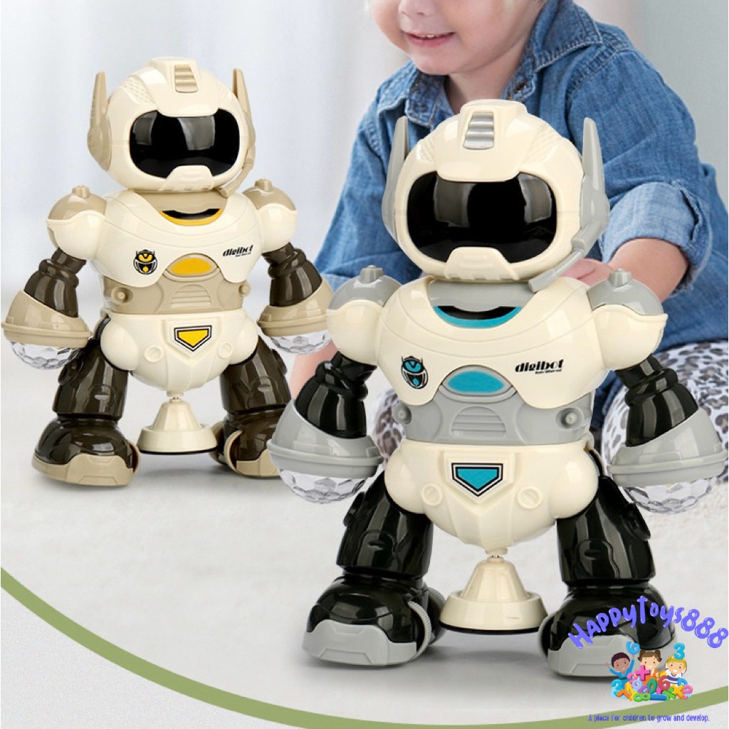 Jual HAPPYTOYS.888 #C55 Mainan Anak Dancing Robot Rotating Robot 360 ...