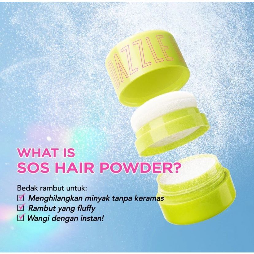 Jual READY DAZZLE ME SOS Hair Powder | BPOM 3,5G / PENGURANG MINYAK ...