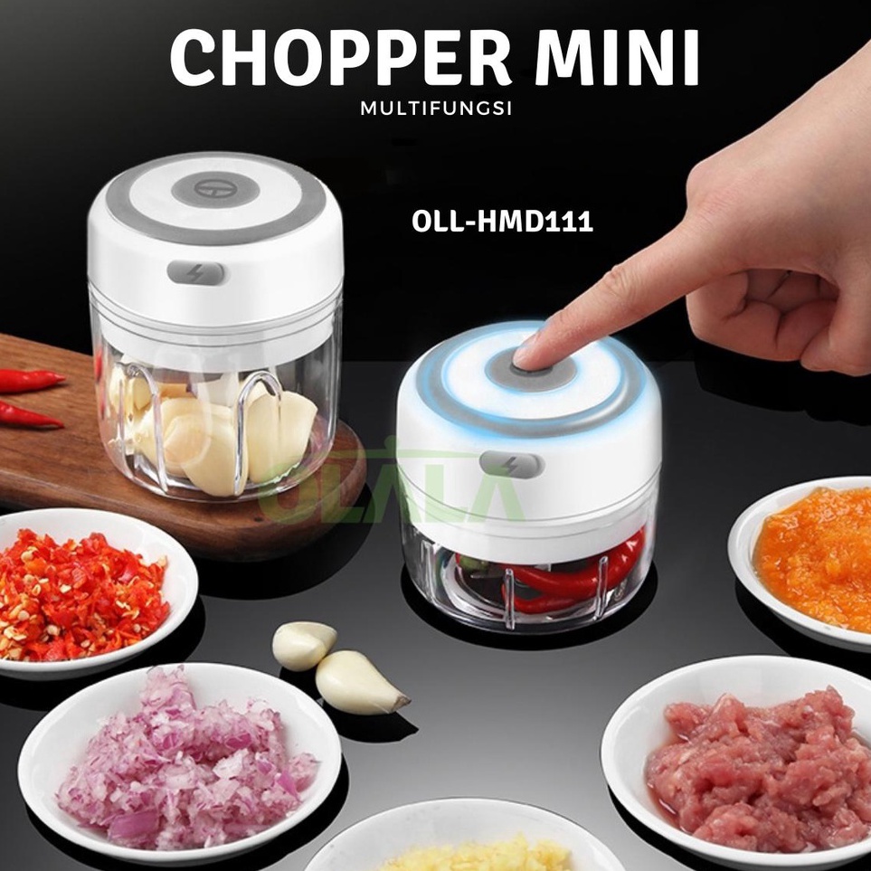 Jual Fet CODBlender Bumbu Portable 25ML USB Mini Chopper USB Mini Food ...