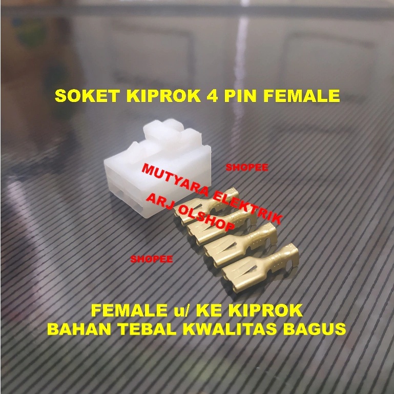 Jual Socket Kiprok Soket Kiprok Regulator Soket Kiprok Grand Supra Mio Vario Revo Soket Pin