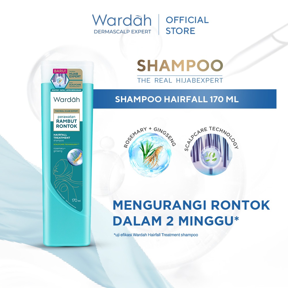 Jual Wardah Shampoo 170 ml Mengandung ScentLock Fragrance Wangi Tahan Lama Tidak Bau Apek