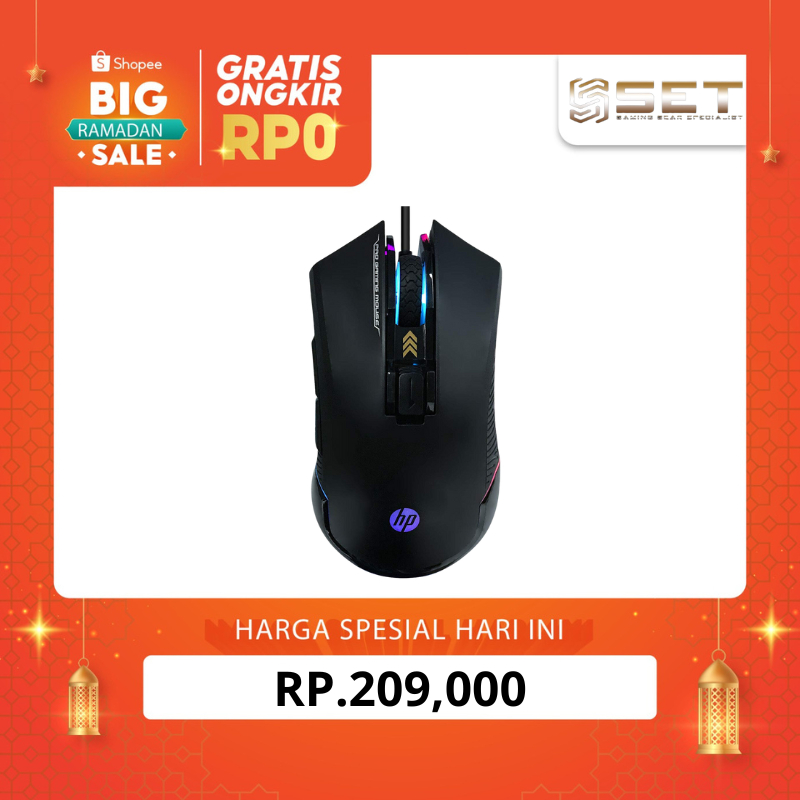 Jual Mouse Gaming HP G360 6200DPI RGB Driver Macro Software Shopee