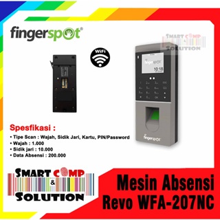 Jual Mesin Absensi Fingerprint Fingerspot Revo Wfa Nc Wfa Nc