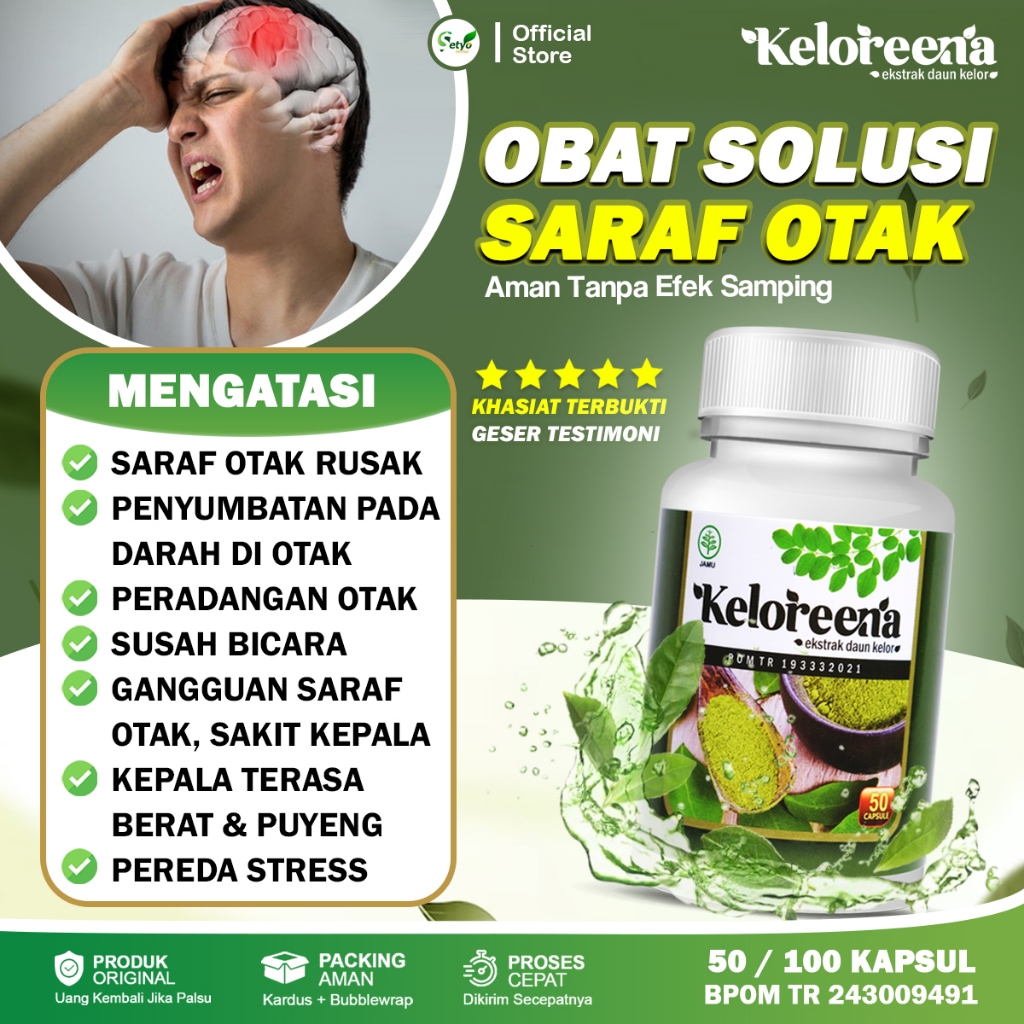 Jual Obat Syaraf Otak Rusak Bermasalah Penyumbatan Darah Di Otak Kanker ...