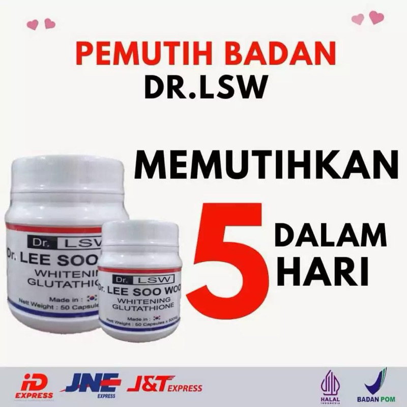 Jual READY COLLAGEN GLUTATHIONE DR.LSW Lee sok wook pemutih seluruh  badan/wajah pemutih ampuh,infus putih/pemutih import korea | Shopee  Indonesia