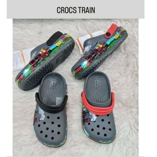 Jual CROCS TRAIN FUN LAB KIDS SANDAL KERETA ANAK | Shopee Indonesia