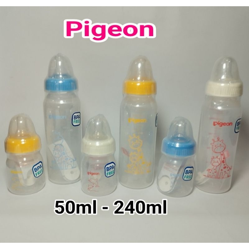 Jual Botol Susu Pigeon Standard Uk 50ml 240ml Eco Nipple Bpa Free