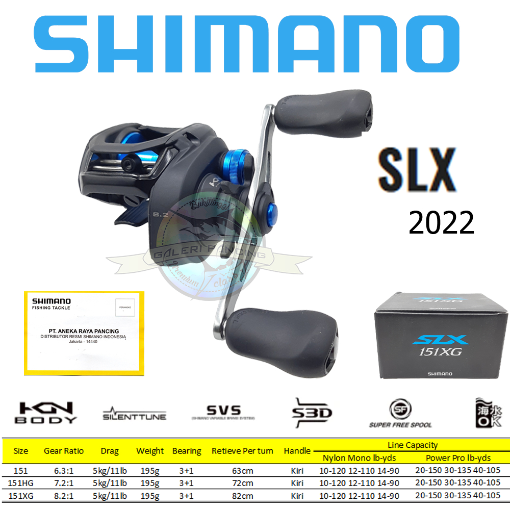 Reel Bc Casting Shimano Slx Dc 151 Hg Handle Kiri