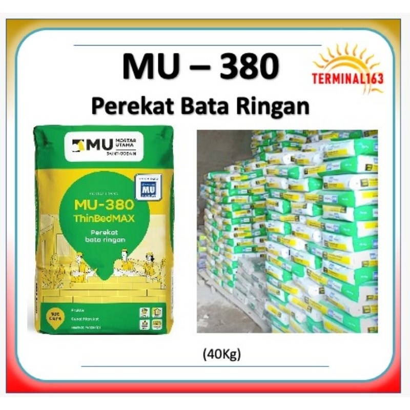 Jual Mu 380 Mortar Lem Hebel Perekat Bata Ringan Shopee Indonesia