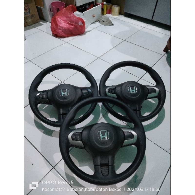 Jual Stir komplit+air bag Honda Brio Mobilio BRV Freed Original