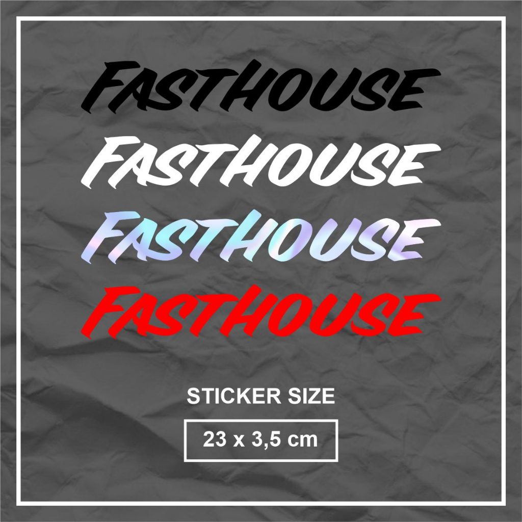 Jual Cutting Sticker Fasthouse | Shopee Indonesia