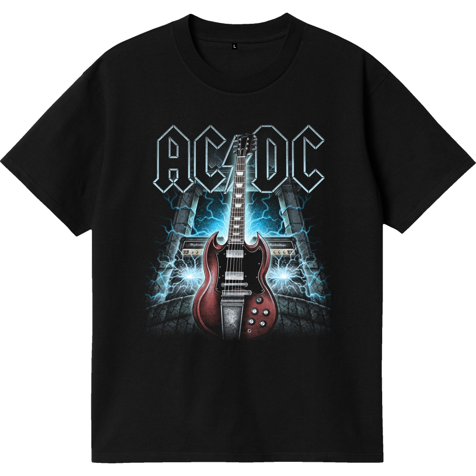Jual AC DC HIGHWAY TO HELL - Kaos Musik Band Tshirt Vintage Bahan 24s ...