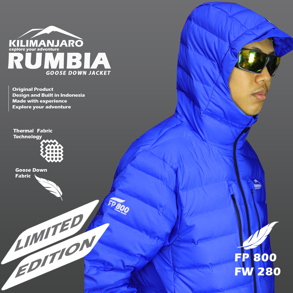 Jual Jaket Bulu Angsa Kilimanjaro Rumbia Goose Down Jacket