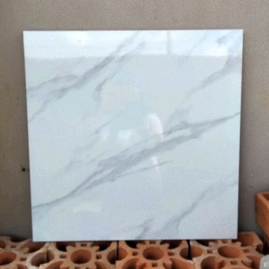 Jual KERAMIK LANTAI 50x50 MULIA SIGNATURE PASEO BIANCO CUTTING KW 1 ...