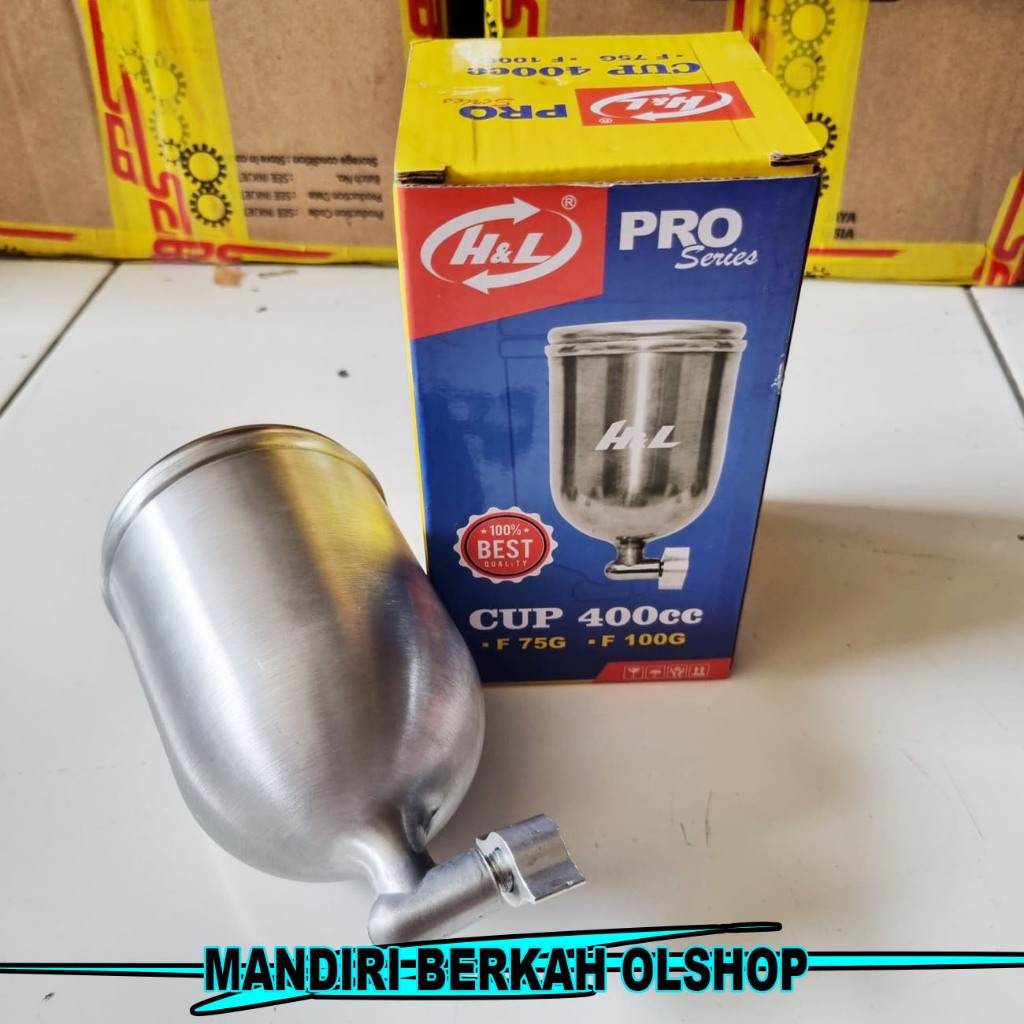 Jual Tabung Spray Gun F100 F75 K2 K3 R3 R2 Cup 400 ML / Tabung Cat ...