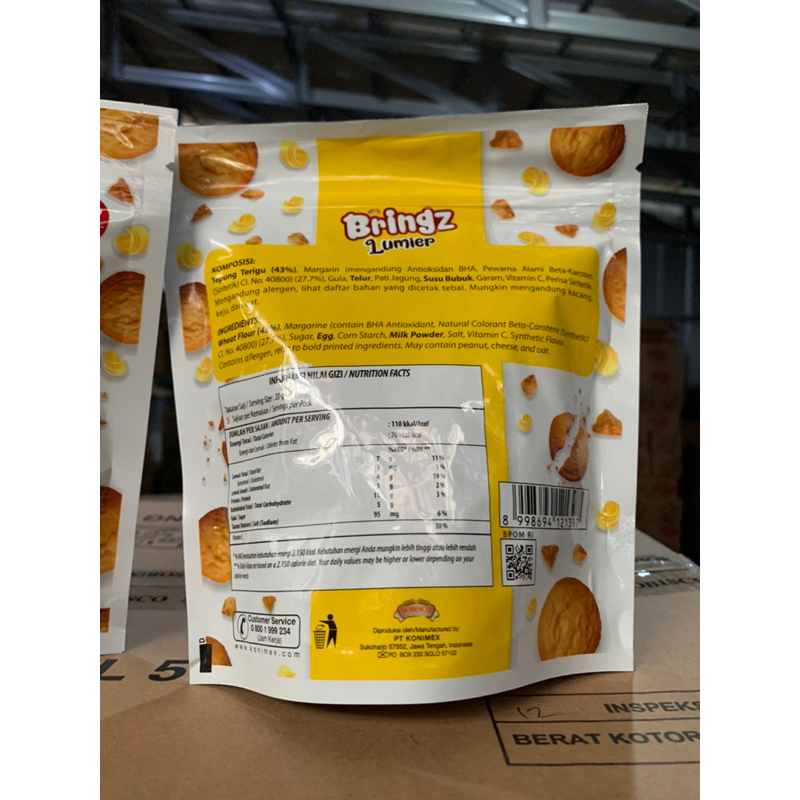 Jual Bringz Lumier Butter Cookies Kemasan Pouch. | Shopee Indonesia
