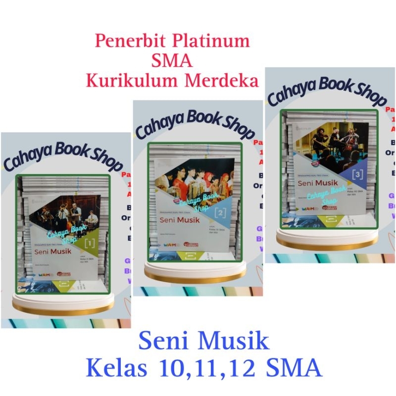 Jual Buku Seni Musik Kelas 10,11,12 SMA Kurikulum Merdeka Platinum ...