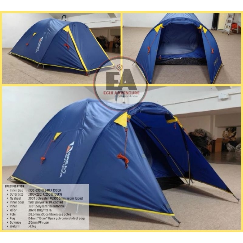 Jual Tenda Camping Kapasitas Tenda Camping Mis Borneo Tenda Camping Borneo Tenda