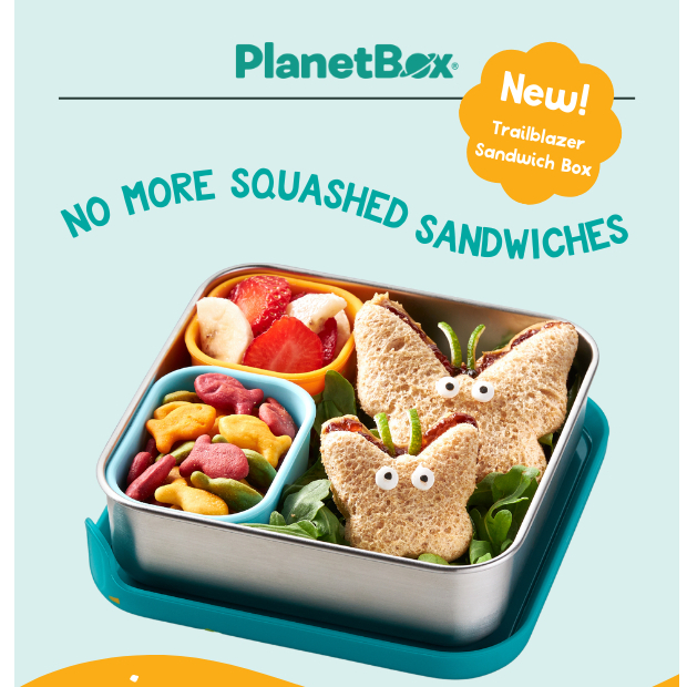 Jual PlanetBox Trailblazer Sandwich Box Kotak Makan Planet Box | Shopee ...