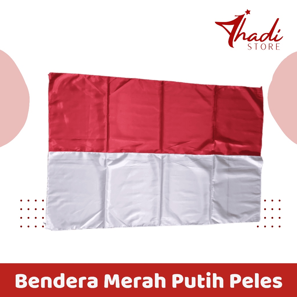 Jual Bendera Merah Putih Satin Peles Kilat Ukuran Rumah/Ruko, Kantor ...